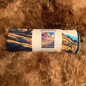 Mesa Verde National Park Women's Long Sleeve Tee - Blue and Yellow